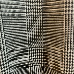 CAbi black and white plaid leggings